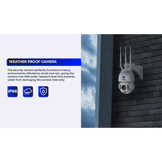 Security Camera 4G 20X Optical Zoom 4K