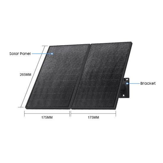 Solar Security Camera 12X Zoom 2K Two Cams 24/7