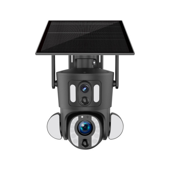 4G Solar Security Camera 2K Dual System