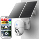 Solar Powered 4G Security Camera with 2K Continuous Recording