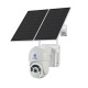 Solar Powered 4G Security Camera with 2K Continuous Recording